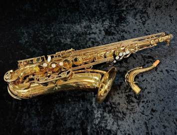 P.  Mauriat 66R GL Gold Lacquer Tenor Saxophone – Rolled Tone Holes, Serial #PM0600619